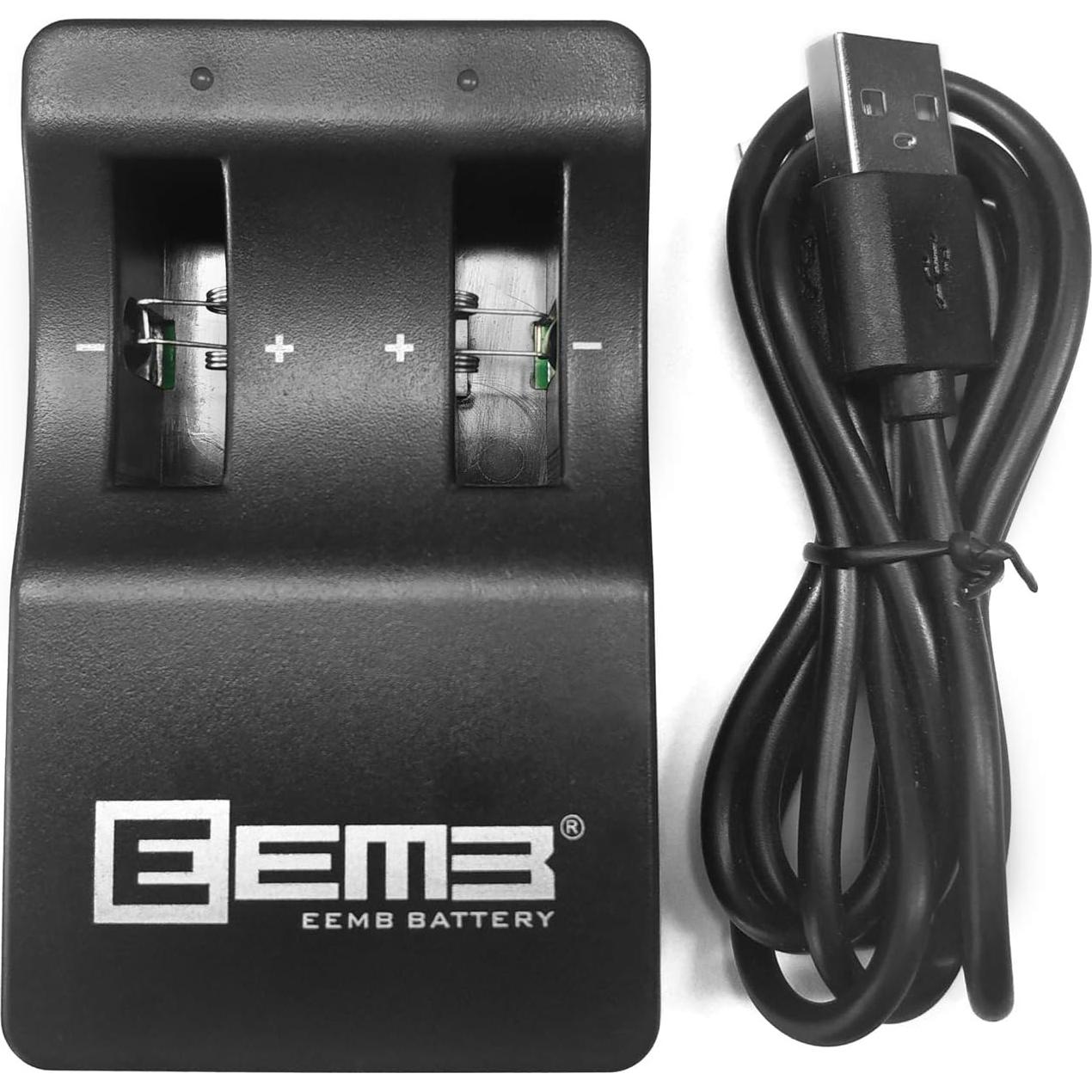 Cargador de Baterías de Litio EEMB LIR2032 2 Ranuras 5V