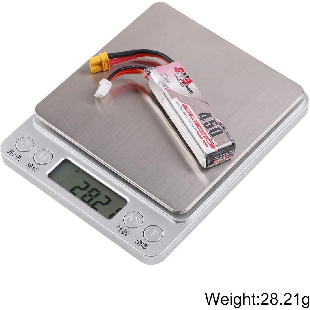 Batería LiPo Crazepony 2S HV 7.6V 450mAh XT30 - 2PCS