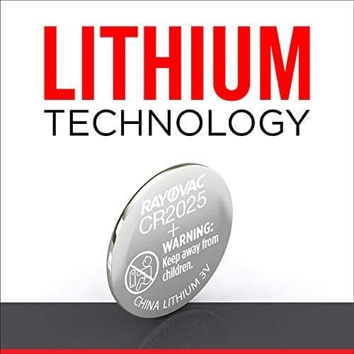 Baterías de Moneda de Litio Rayovac CR2025 3V - 1 Paquete