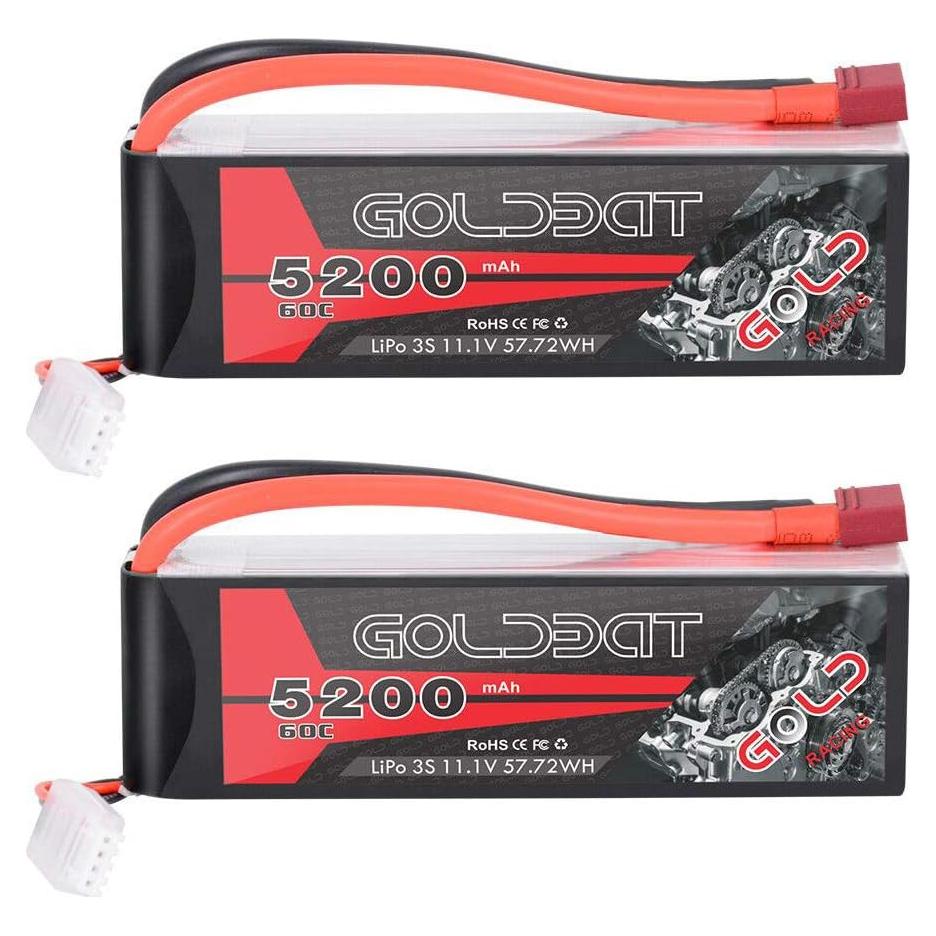 Batería LiPo GOLDBAT 5200mAh 3S 60C 11.1V para RC