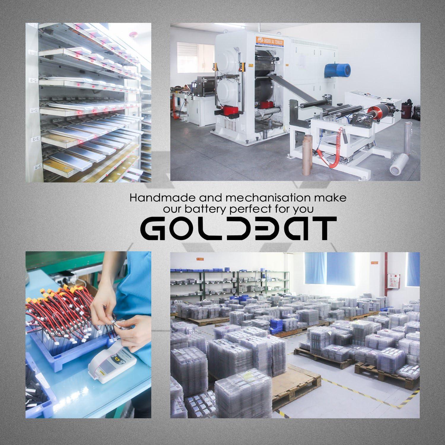 Batería LiPo GOLDBAT 5200mAh 3S 60C 11.1V para RC