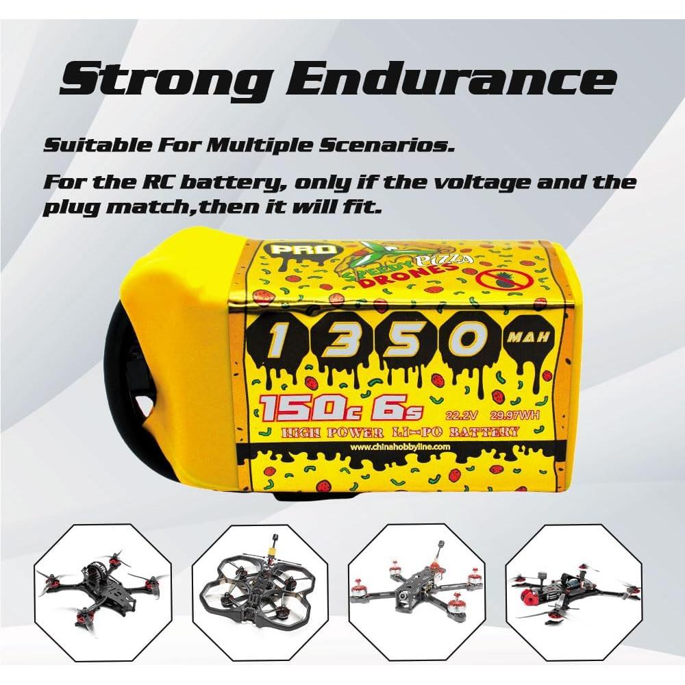 Batería Lipo CNHL 1350mAh 6S 22.2V 150C XT60 para RC