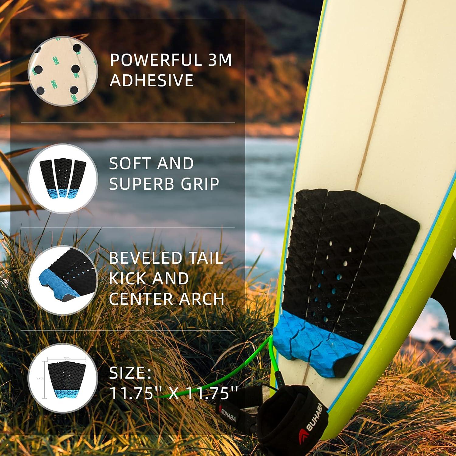 Almohadillas de Tracción Abahub 3 Piezas EVA para Surf