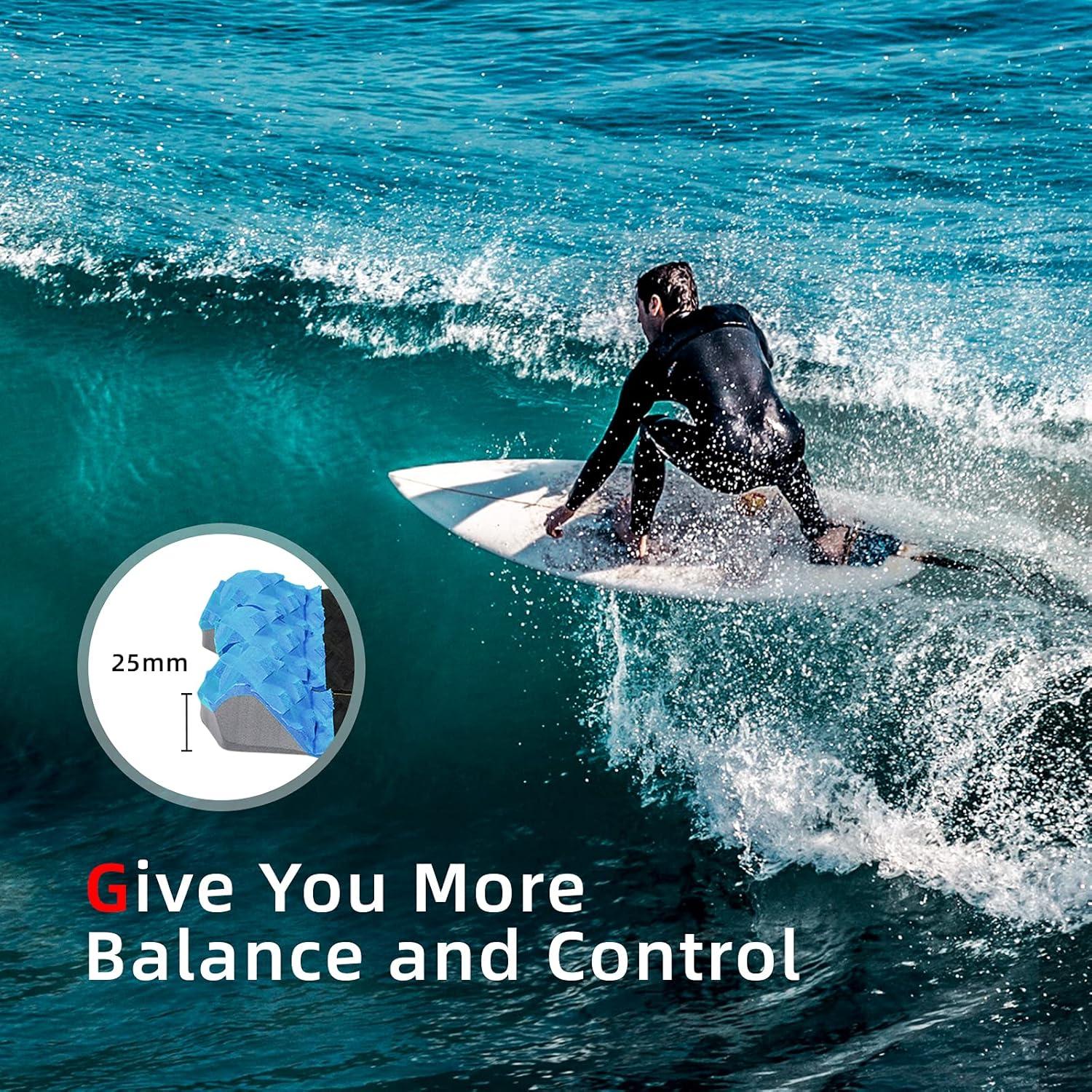 Almohadillas de Tracción Abahub 3 Piezas EVA para Surf