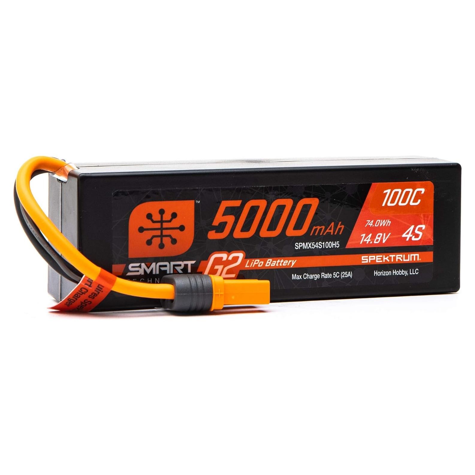 Batería LiPo 14.8V 5000mAh 4S 100C Spektrum Smart G2