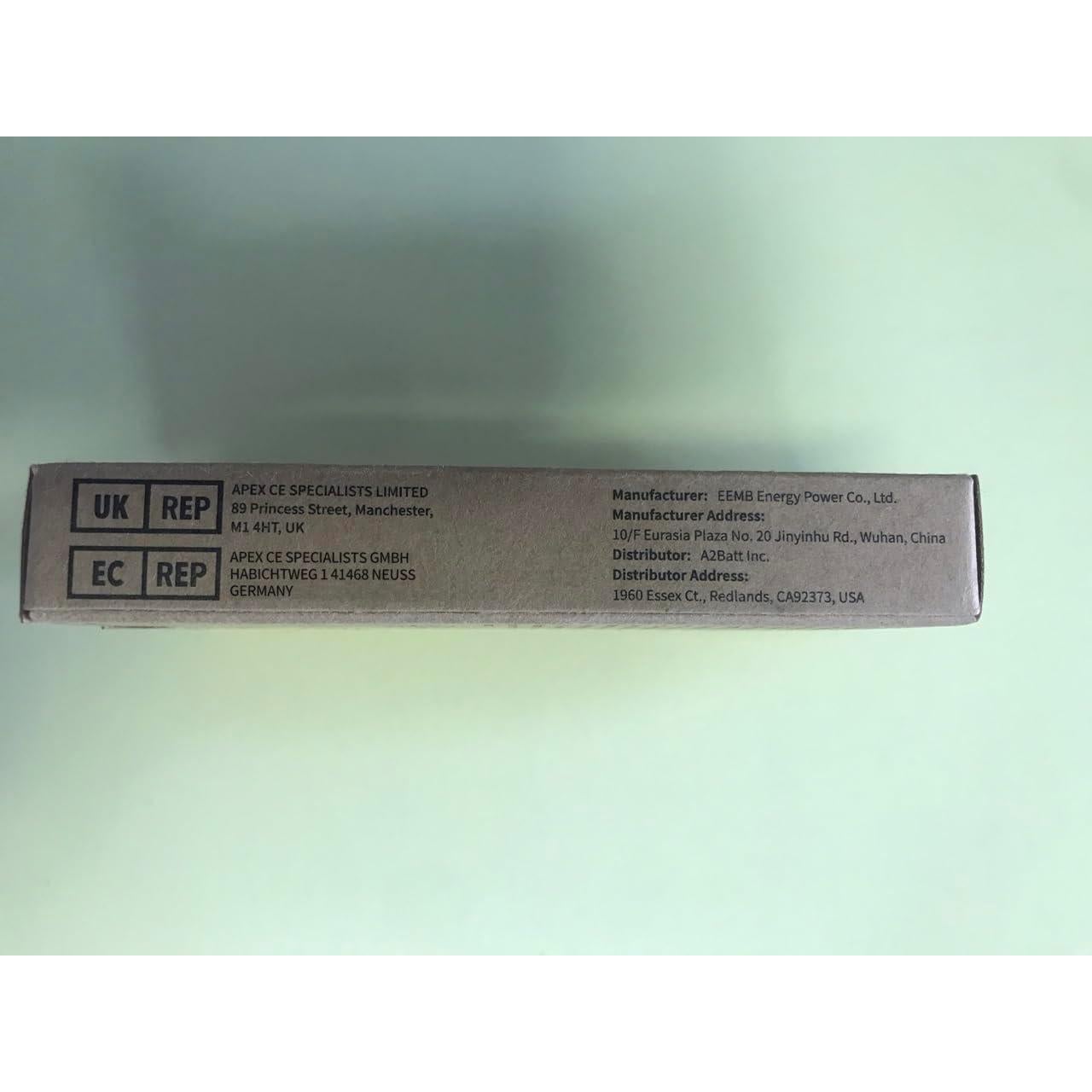 Batería de polímero de litio EEMB 3.7V 1100mAh Lipo con JST