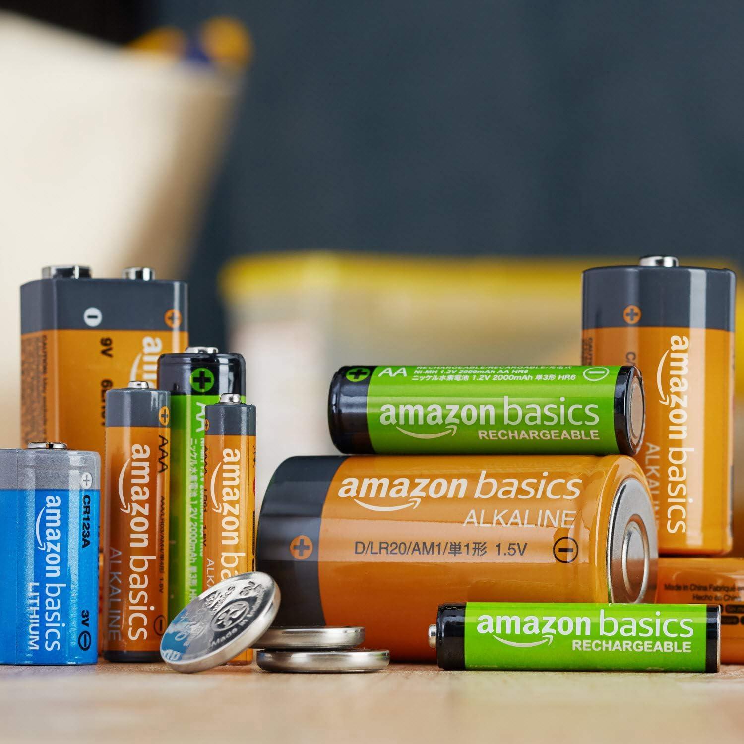 Paquete de 24 Baterías Recargables AA Amazon Basics 2000 mAh