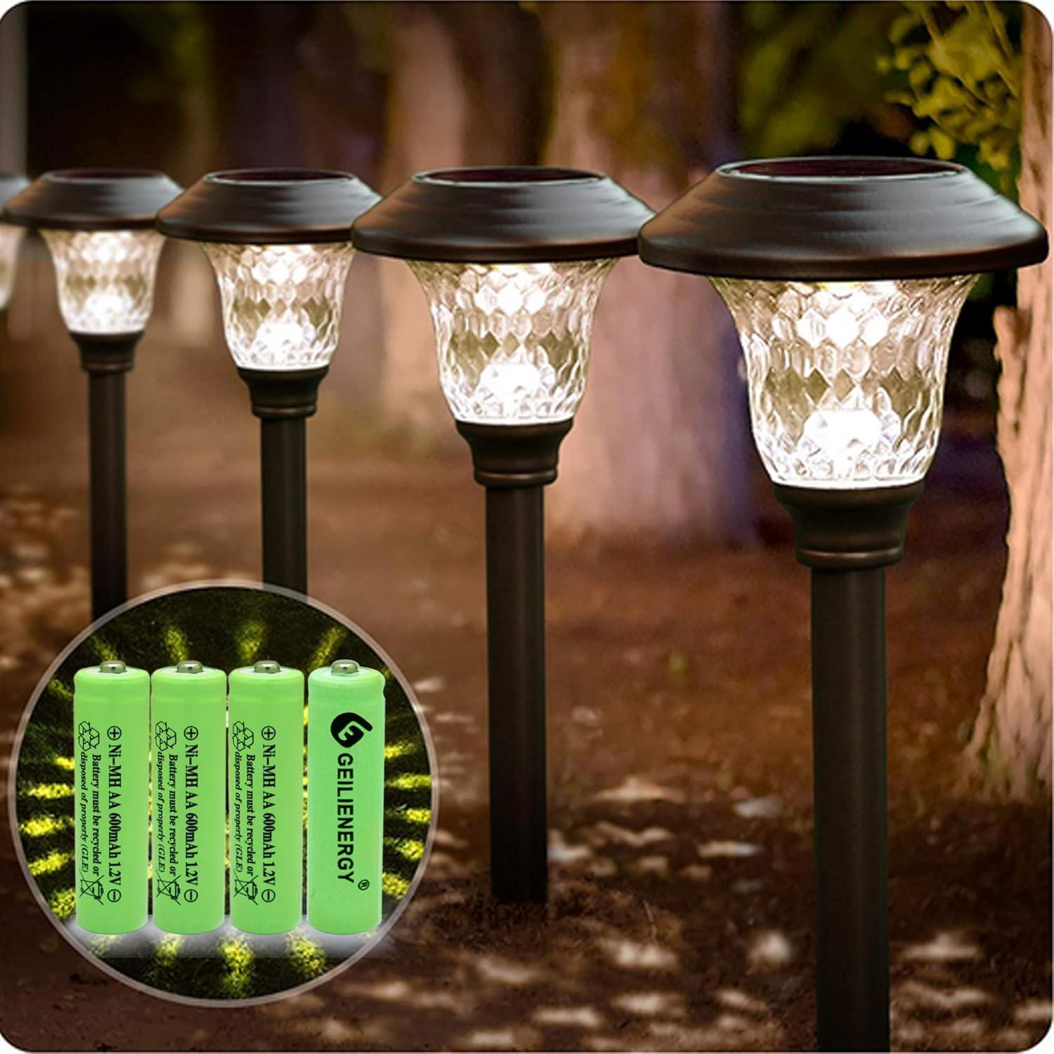 Baterías Recargables AA Ni-MH 600mAh GEILIENERGY - Paquete de 12