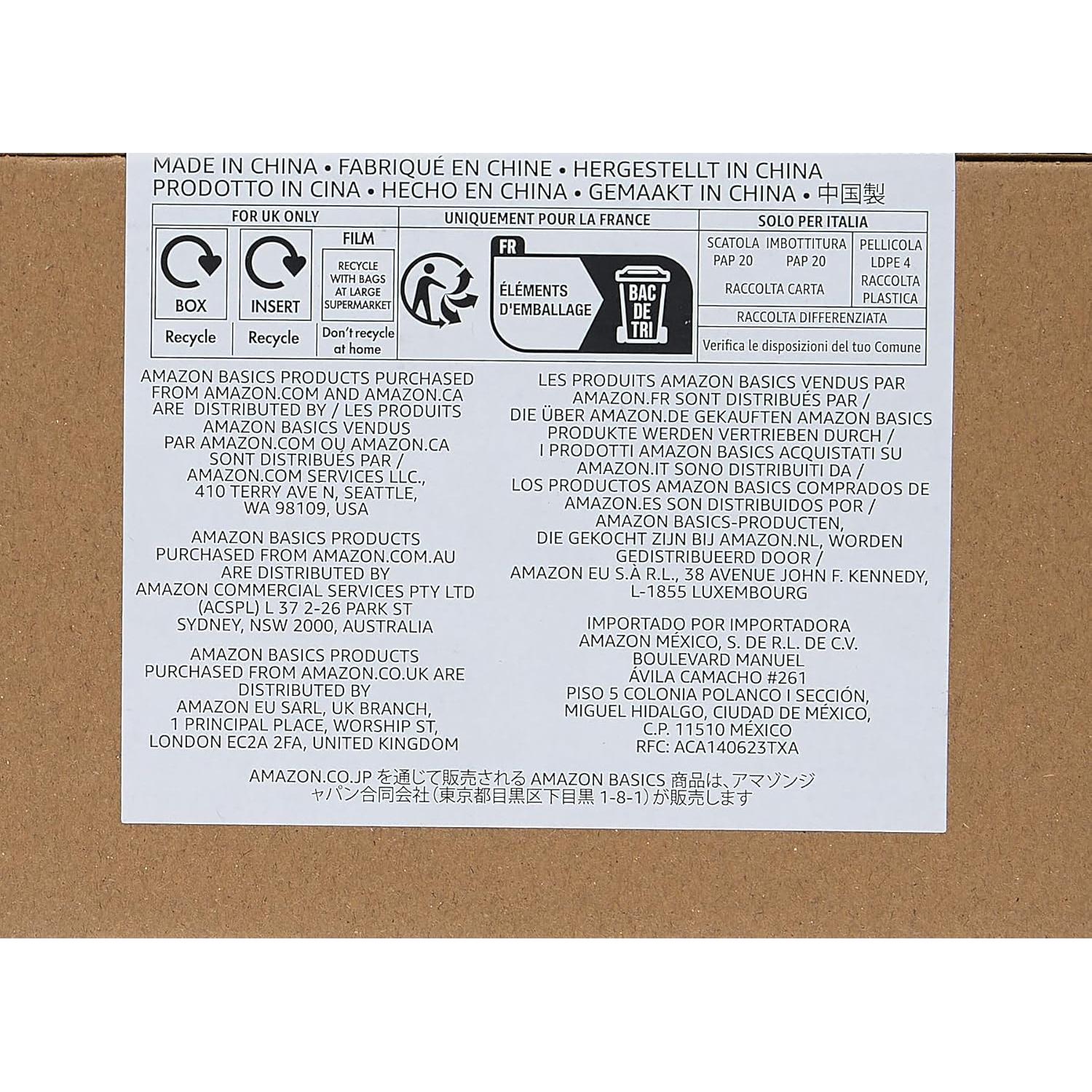 Baterías Recargables AAA Amazon Basics 850 mAh - Paquete de 8