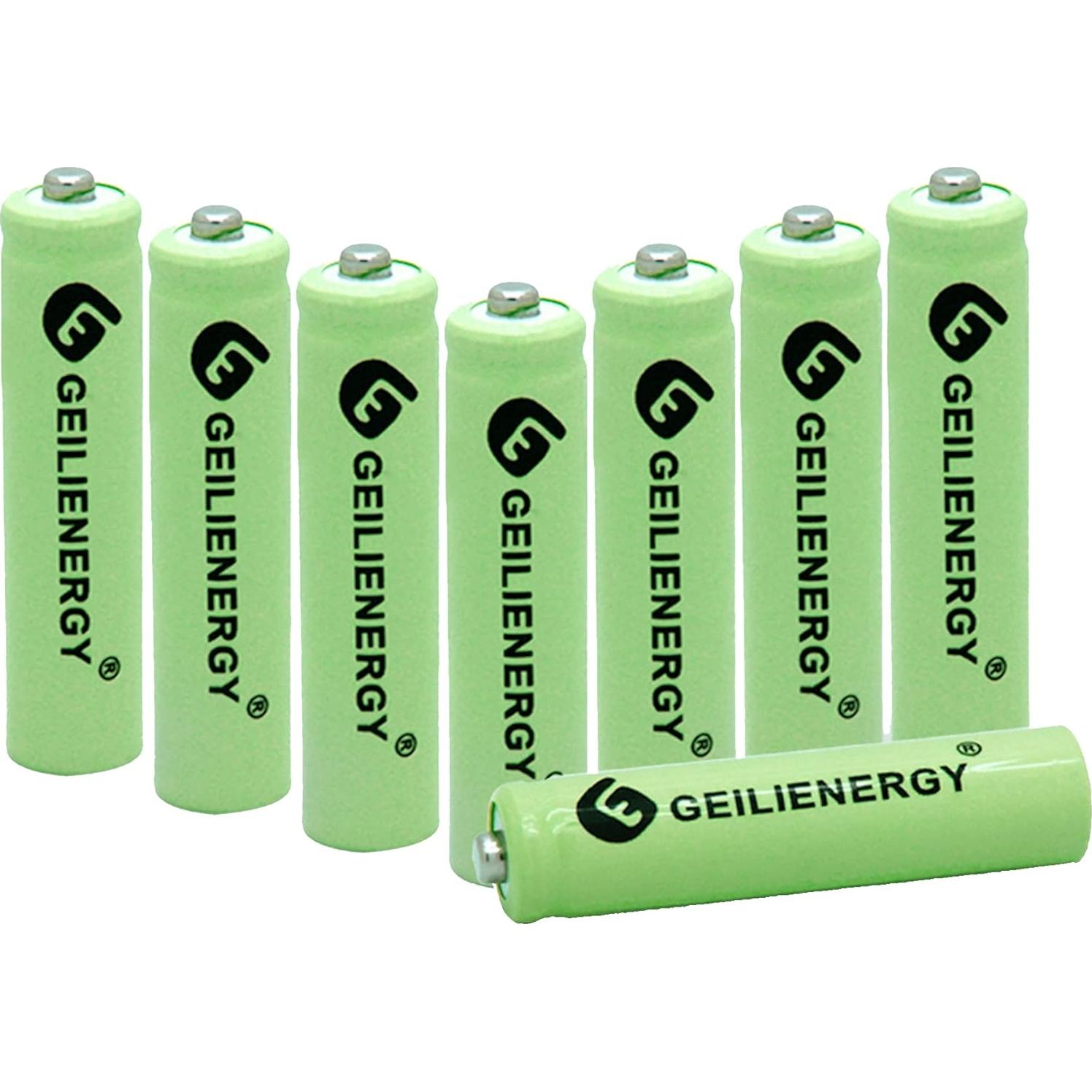 Baterías Recargables AAA QBLPOWER 600mAh 1.2V Solar (8 Piezas)