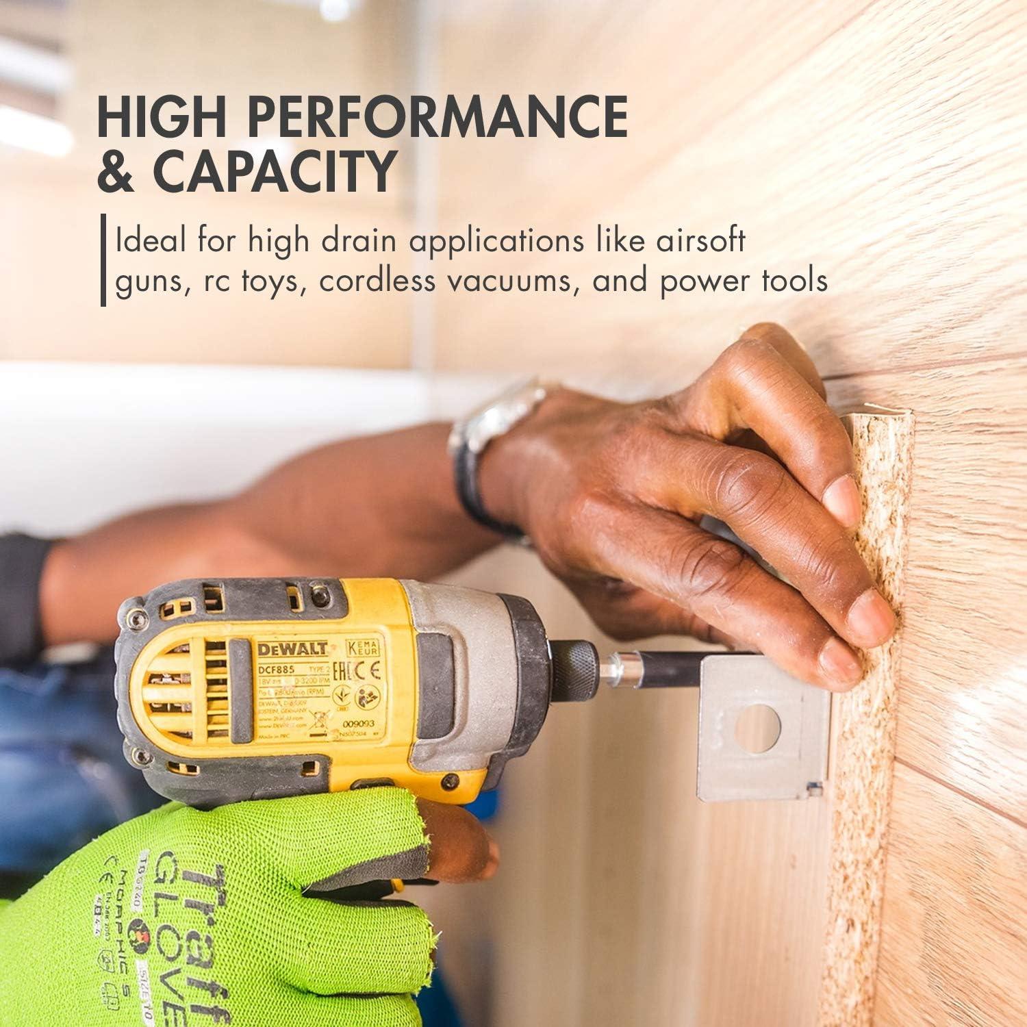 Baterías recargables Tenergy NiMH SubC 1.2V 3000mAh - Paquete de 15