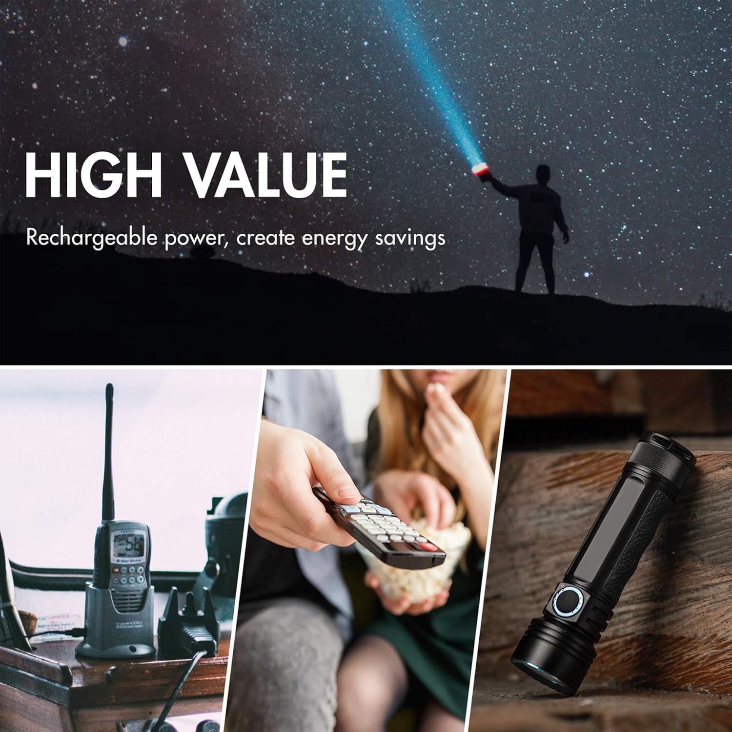 Baterías C recargables Tenergy 1.2V 5000mAh - Paquete de 8