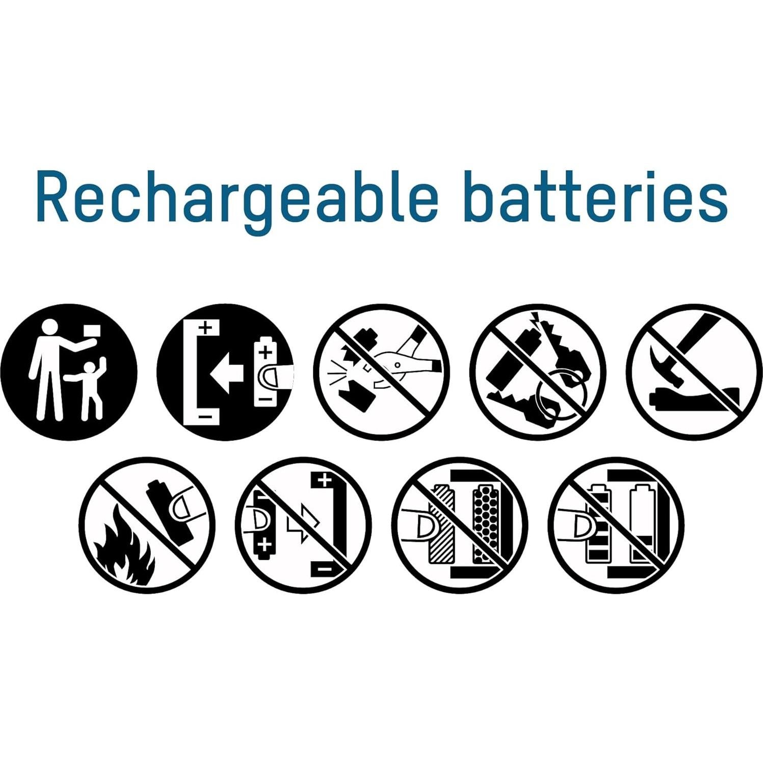 Baterías recargables ANSMANN maxE C 4500mAh - Paquete de 4