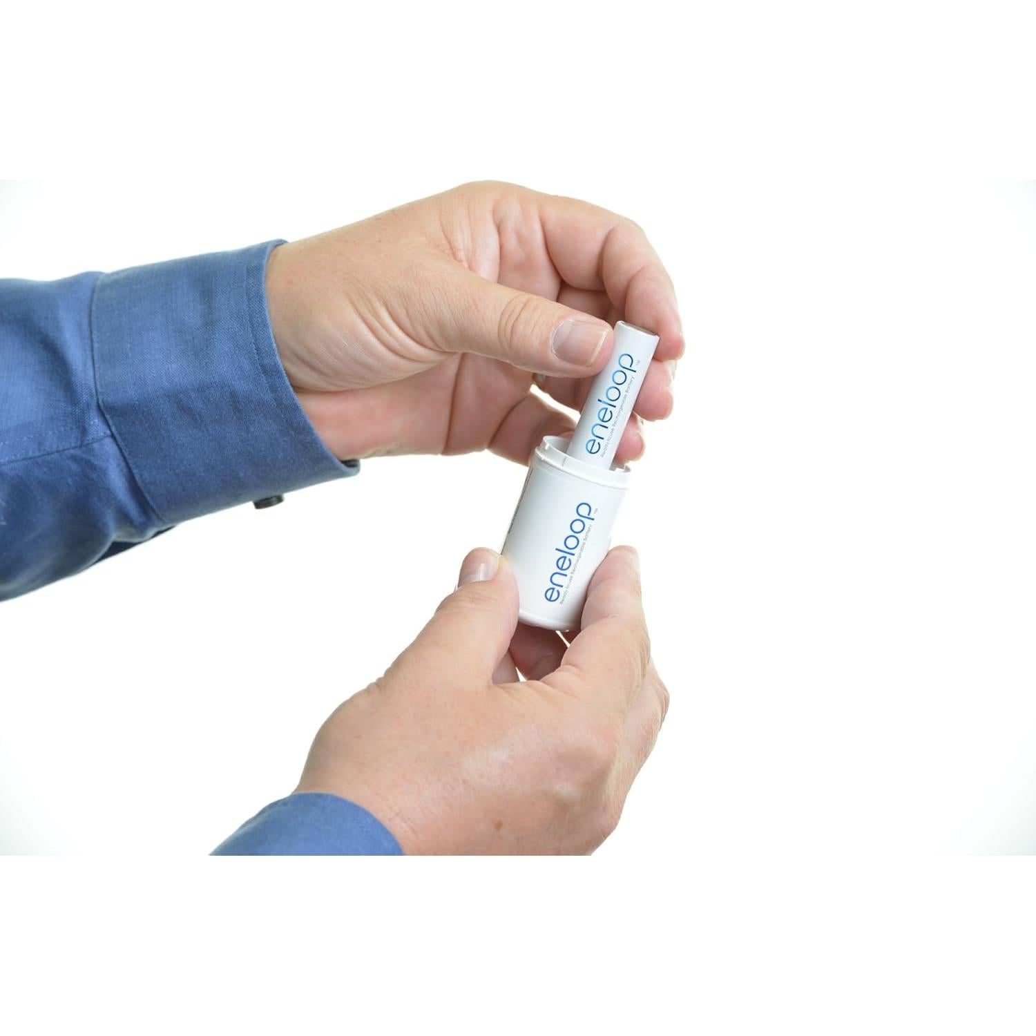 Adaptadores de Batería C y D Eneloop Panasonic K-KJBS1/2E8A - Paquete de 8