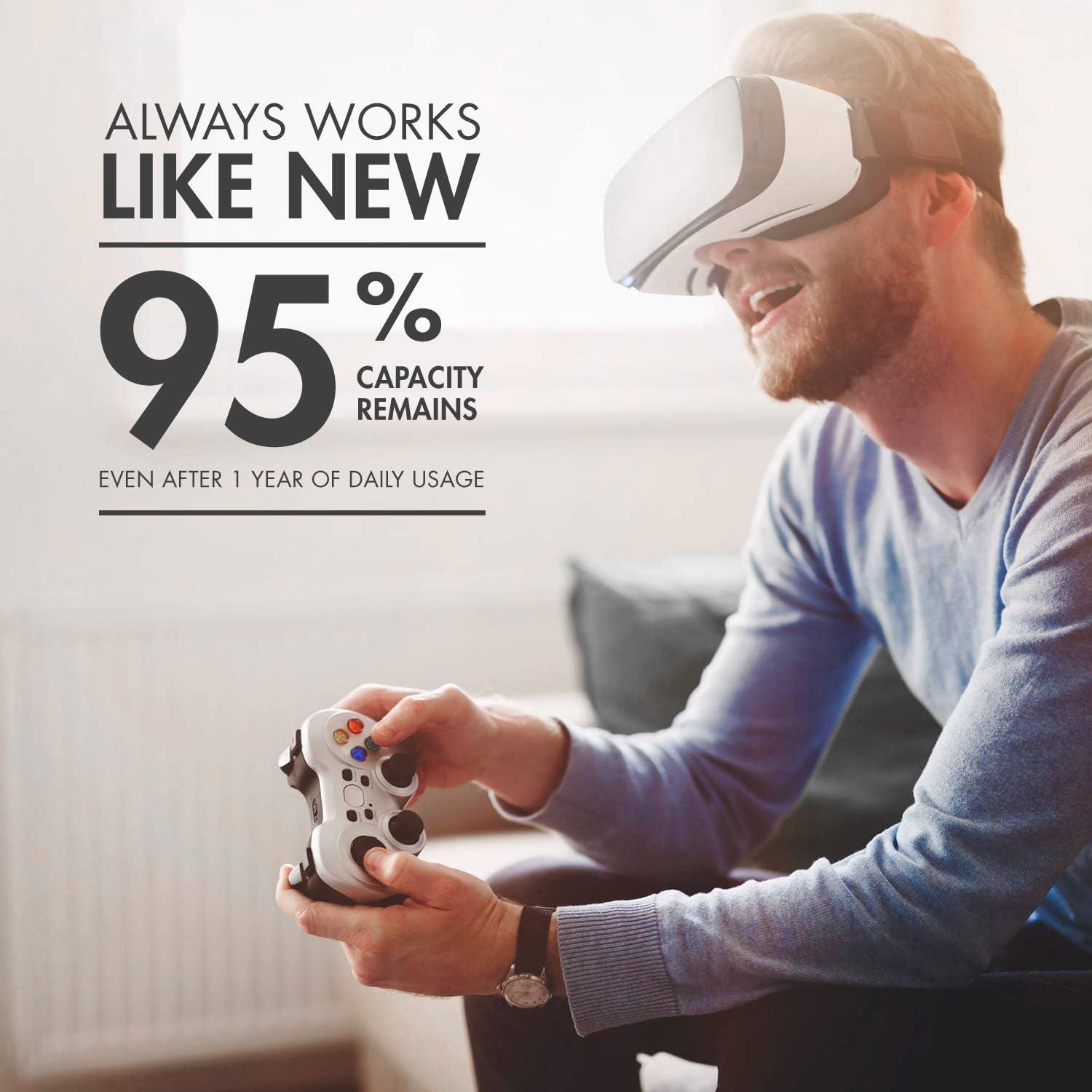 Batería recargable D Tenergy Centura 1.2V 8000mAh - Paquete de 2