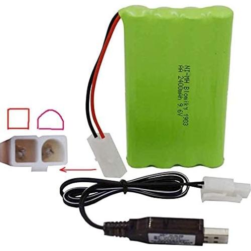 Batería Recargable NiMH 9.6V 2000mAh Blomiky Tamiya Estándar