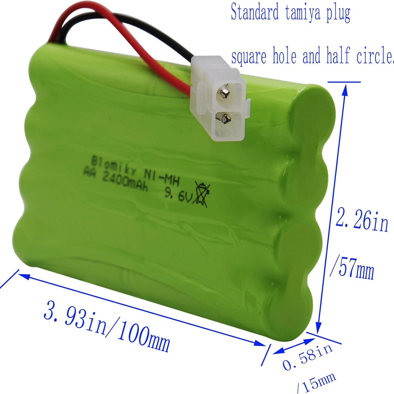 Batería Recargable NiMH 9.6V 2000mAh Blomiky Tamiya Estándar
