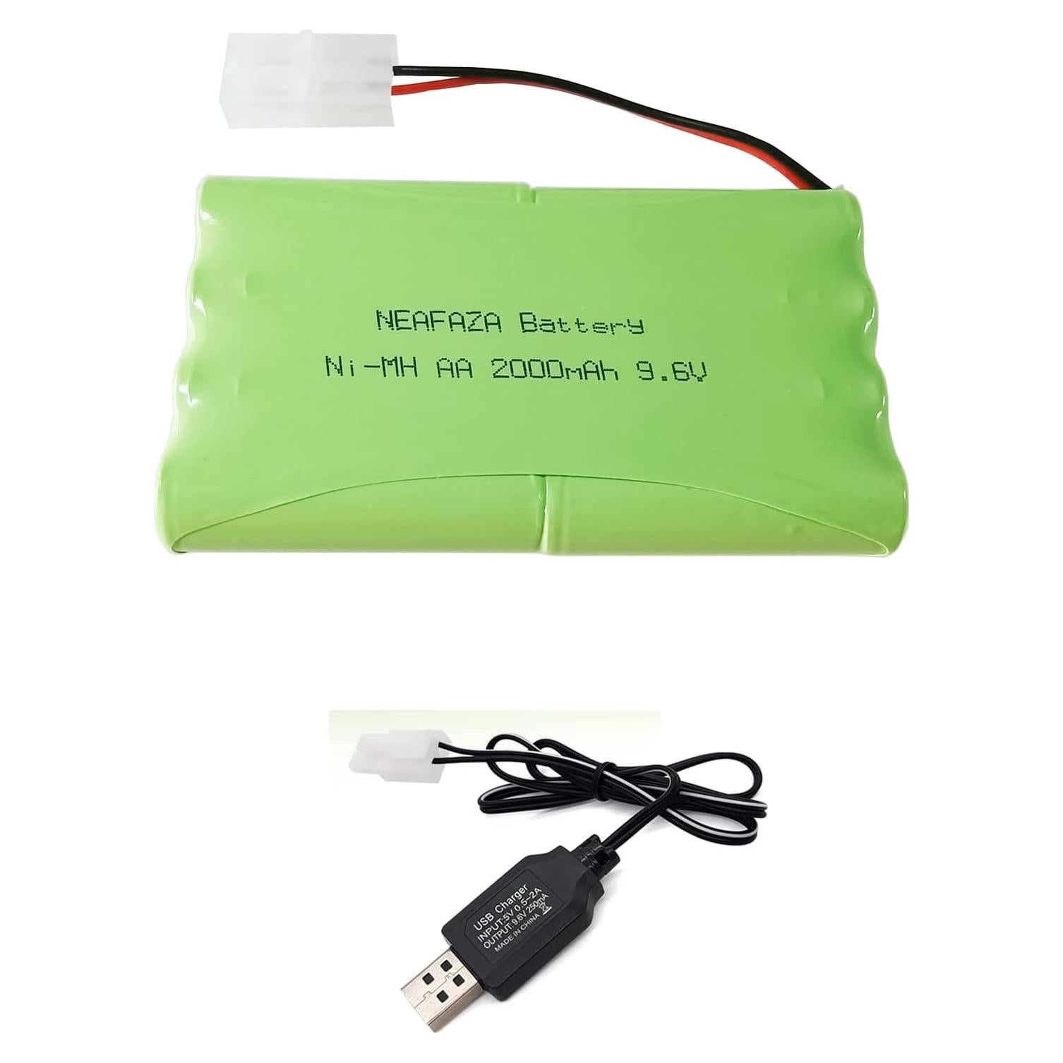 Batería Recargable NiMH 9.6V 2000mAh Tamiya para Coche RC