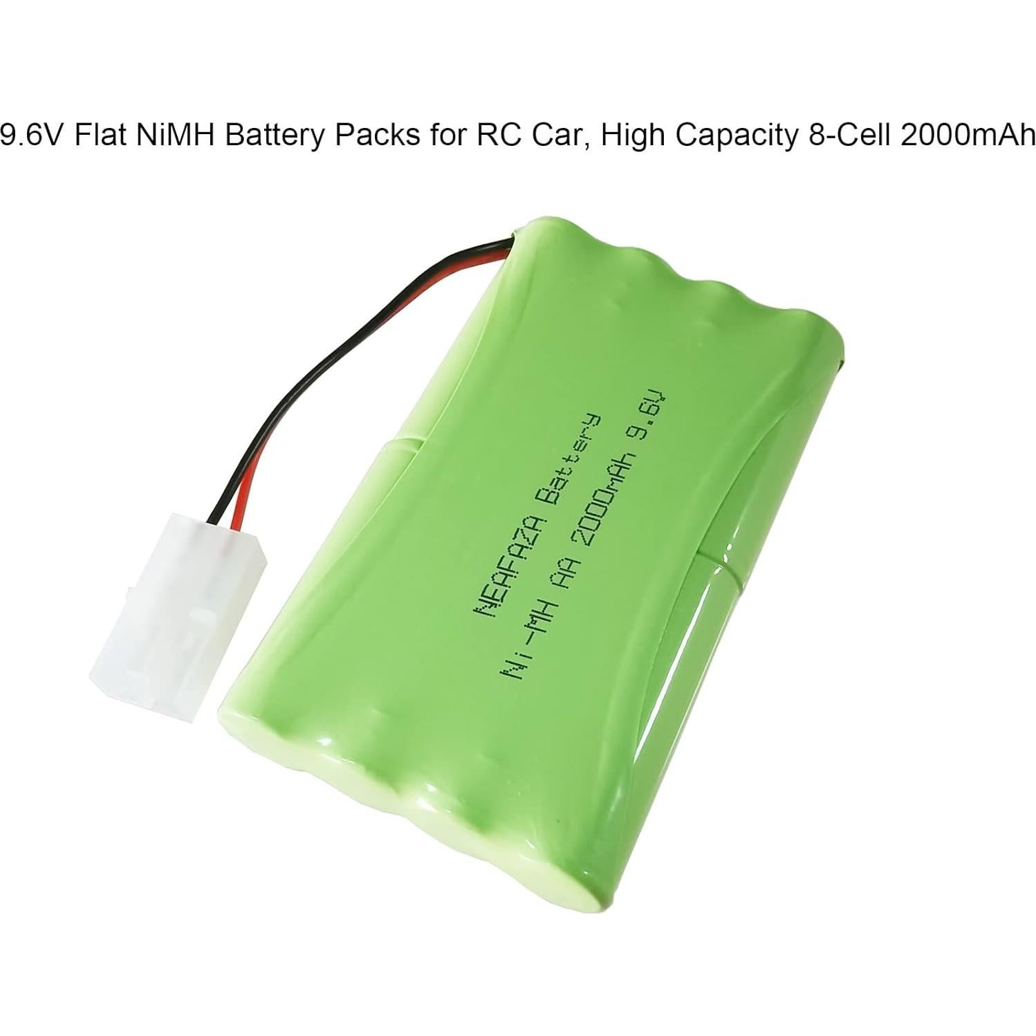 Batería Recargable NiMH 9.6V 2000mAh Tamiya para Coche RC