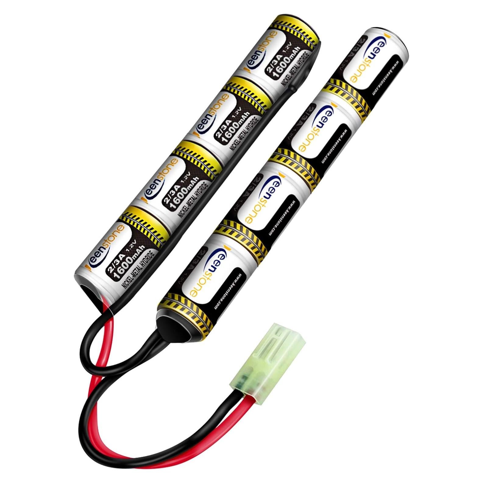 Batería Nunchuck NiMH 9.6V 1600mAh Keenstone para Airsoft