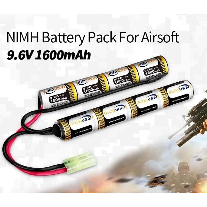 Batería Nunchuck NiMH 9.6V 1600mAh Keenstone para Airsoft