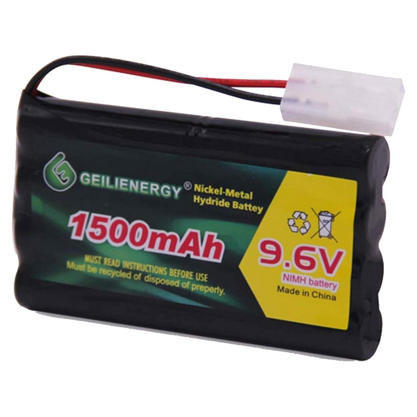 Batería Recargable Ni-MH 9.6V 1500mAh GEILIENERGY Tamiya
