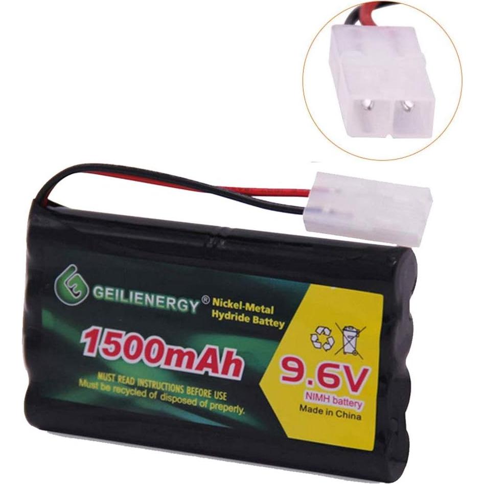 Batería Recargable Ni-MH 9.6V 1500mAh GEILIENERGY Tamiya