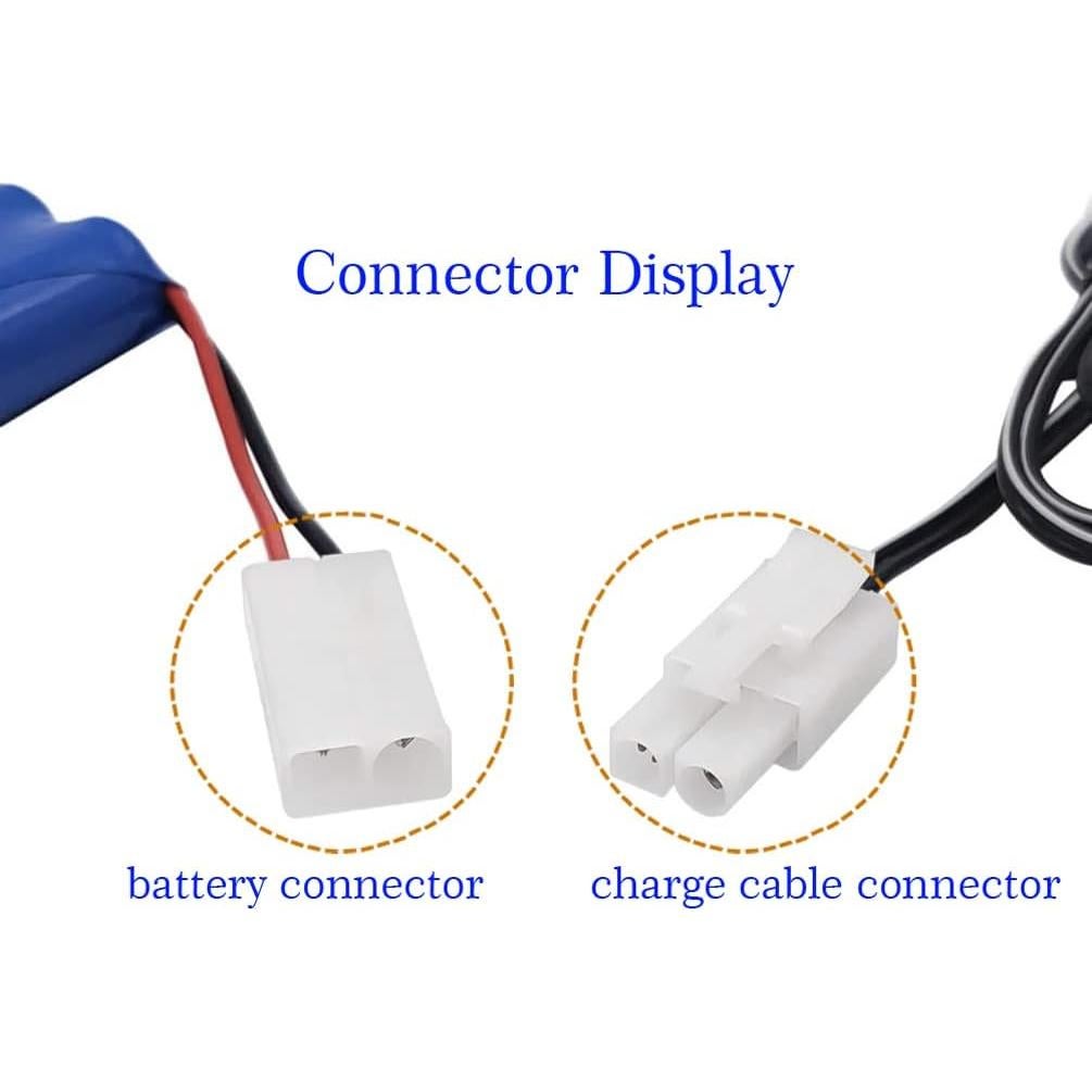 Batería Recargable NiMH 9.6V 2400mAh Gecoty con Conector Tamiya