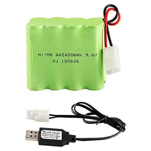 Batería Recargable Ni-MH 9.6V 2400mAh CBB con Conector Tamiya