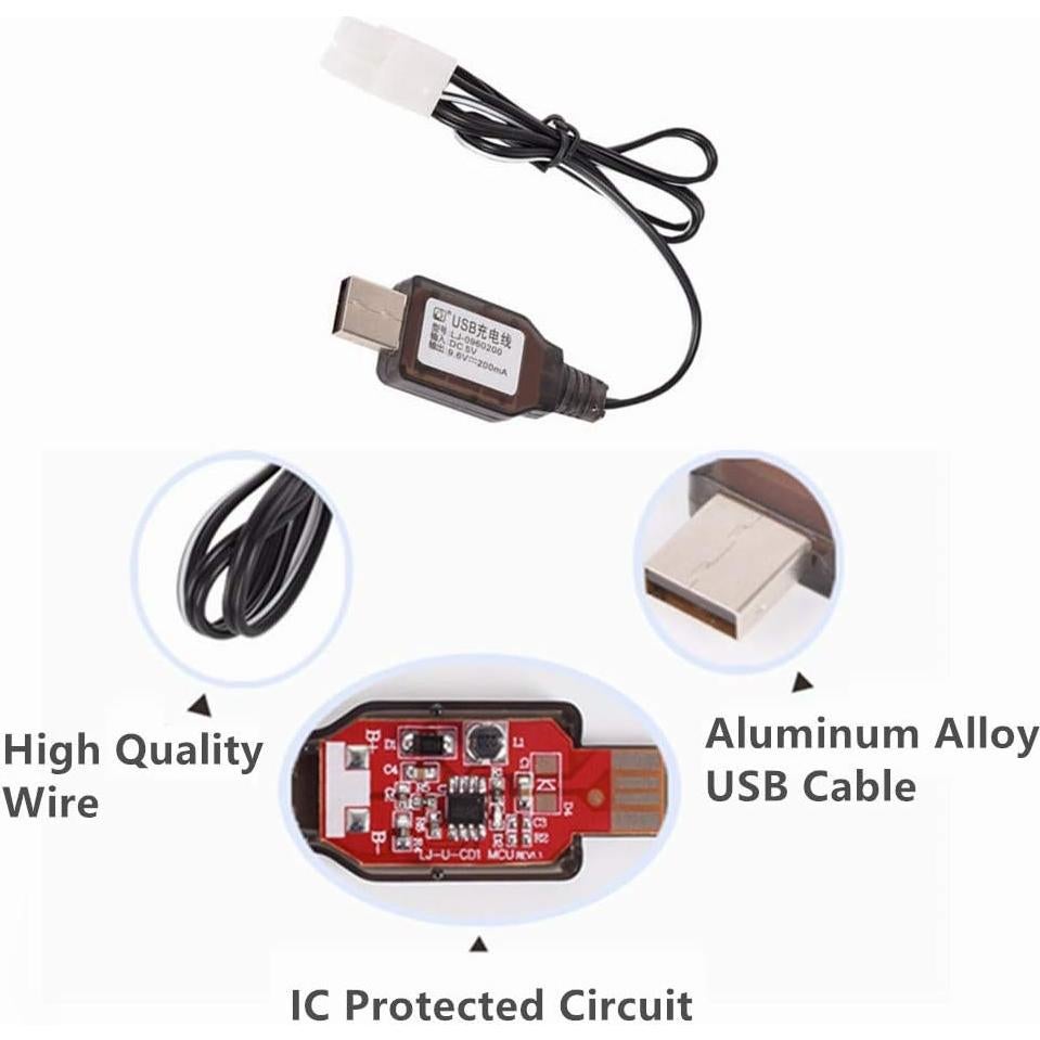 Batería Recargable Ni-MH 9.6V 2400mAh CBB con Conector Tamiya