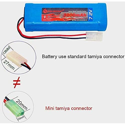 Batería NiMH 7.2V 3800mAh GEILIENERGY + Cargador Tamiya