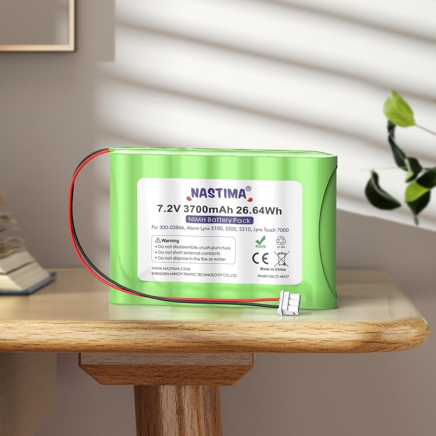 Batería NASTIMA 7.2V 3700mAh Ni-MH para Honeywell Lynx