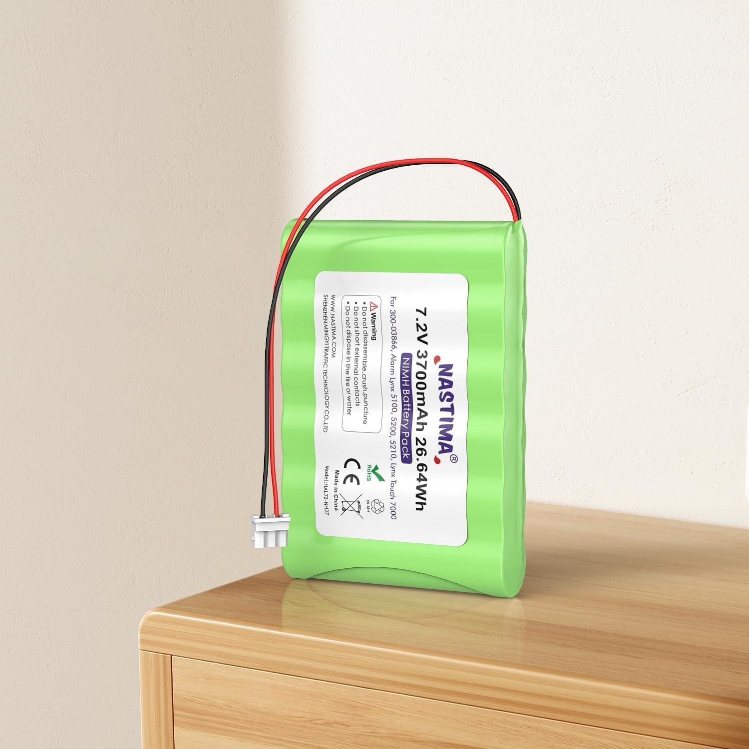Batería NASTIMA 7.2V 3700mAh Ni-MH para Honeywell Lynx