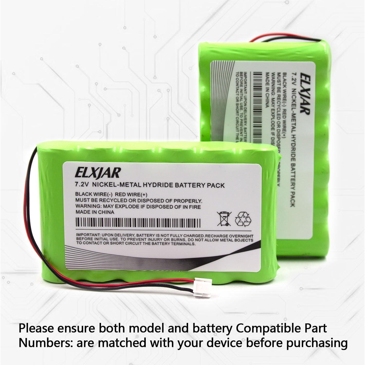 Batería Ni-MH 7.2V 2000mAh Elxjar para Comunicador DSC 3G4000