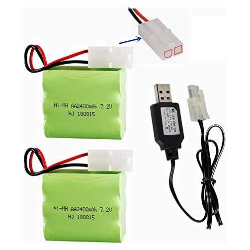 Batería recargable Ni-MH 7.2V 2400mAh CBB con conector Tamiya