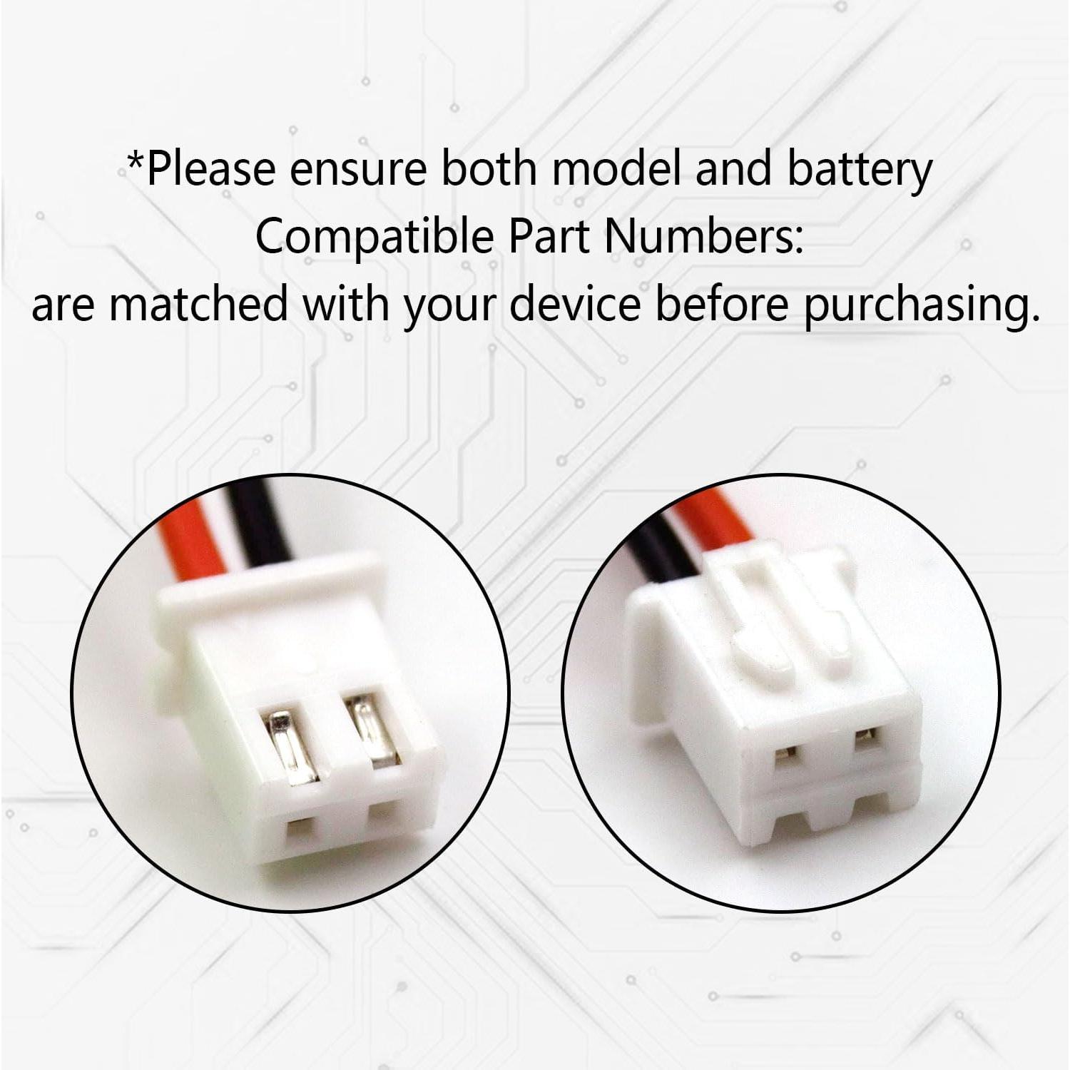 Batería recargable Ni-MH 7.2V 2200mAh elxjar para 2GIG