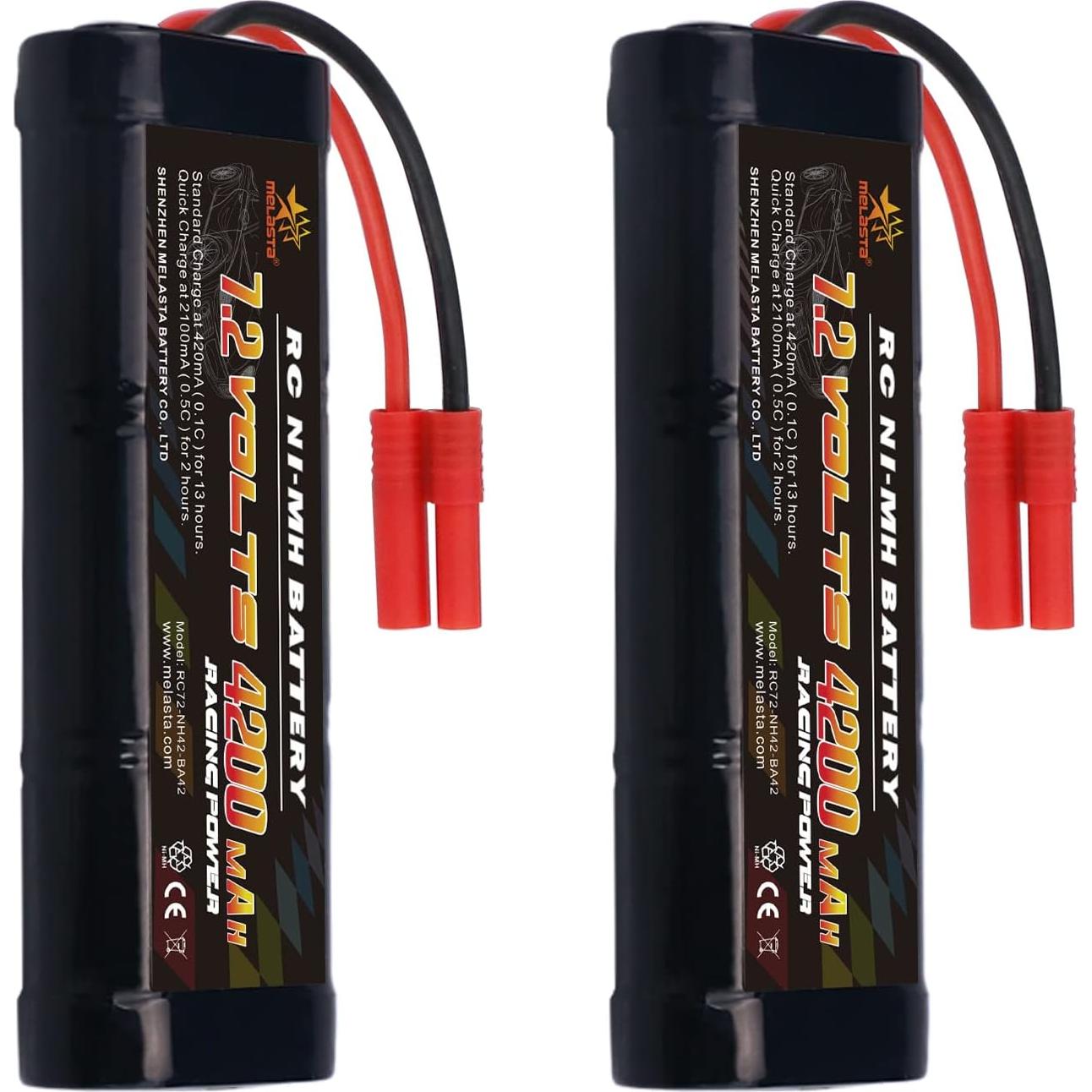Batería NiMH 7.2V 4200mAh Melasta 2 Pack para RC Redcat