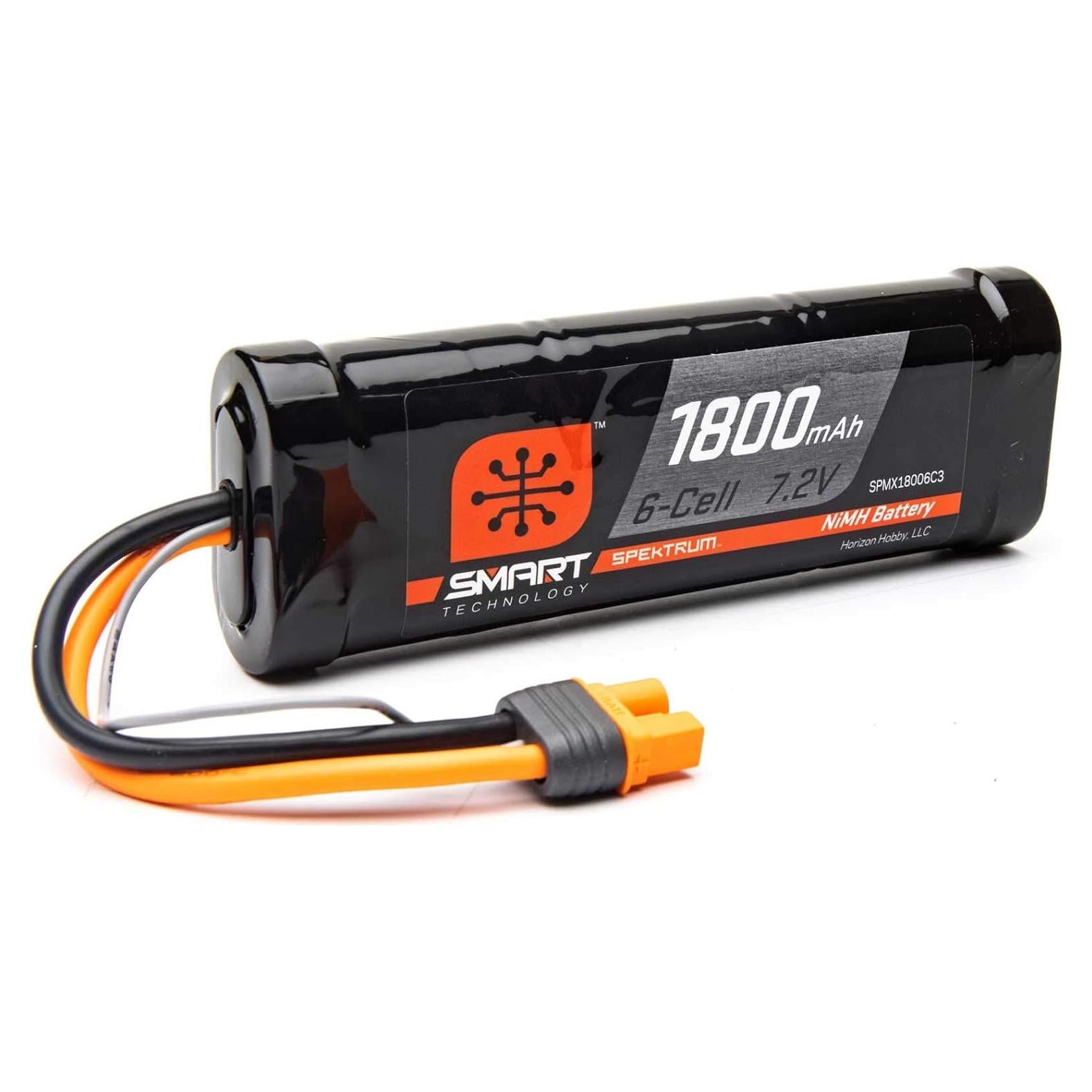 Batería NiMH Smart 1800mAh 7.2V 6 celdas Spektrum SPMX18006C3