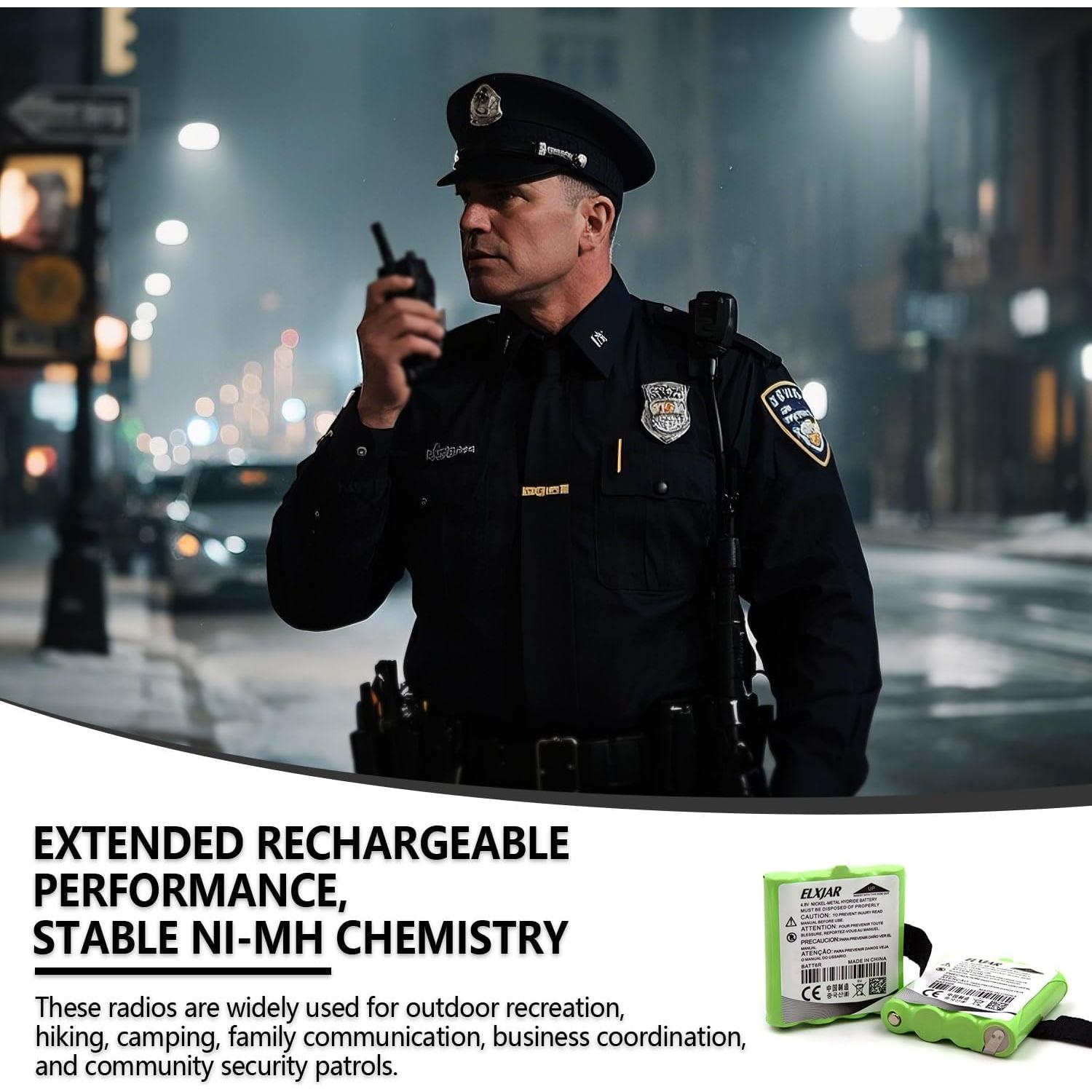 Paquete de 5 Baterías Recargables Ni-MH 4.8V 700mAh elxjar