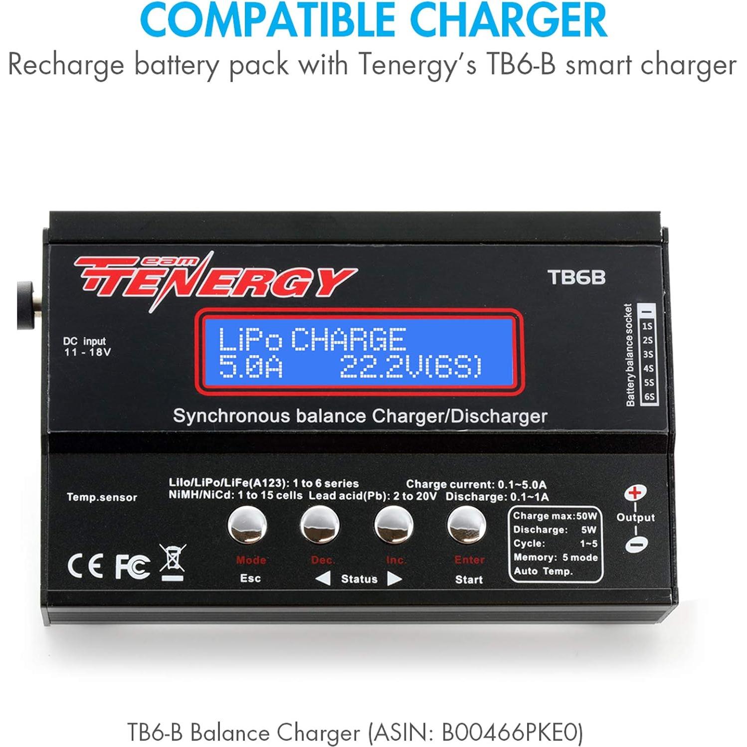 Batería Recargable NiMH Tenergy 4.8V 2000mAh para RC