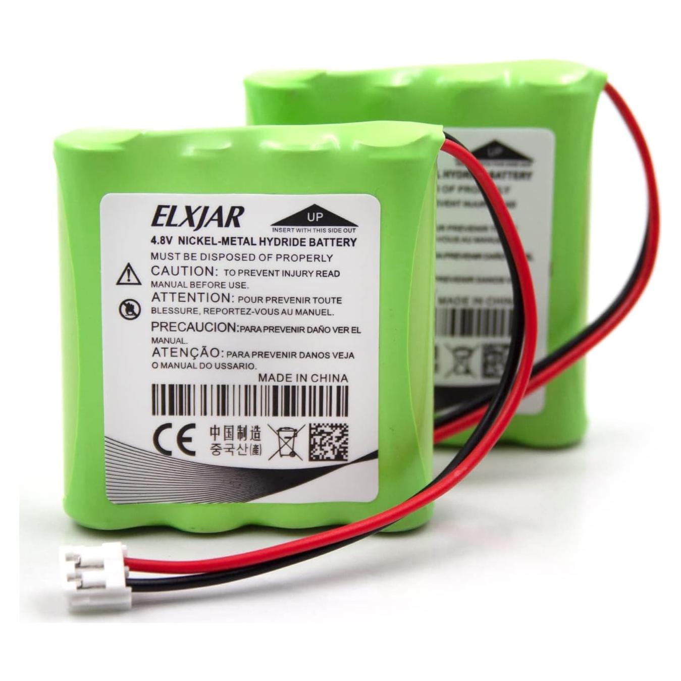 Batería de Reemplazo Ni-MH 4.8V 800mAh elxjar para Standard Horizon HX100