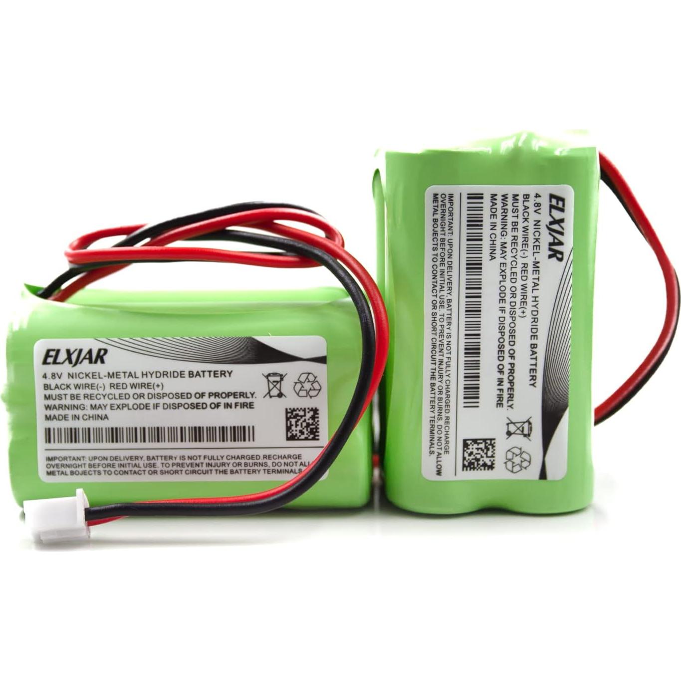 Batería Recargable Ni-MH 4.8V 1800mAh elxjar para OSI OSA126