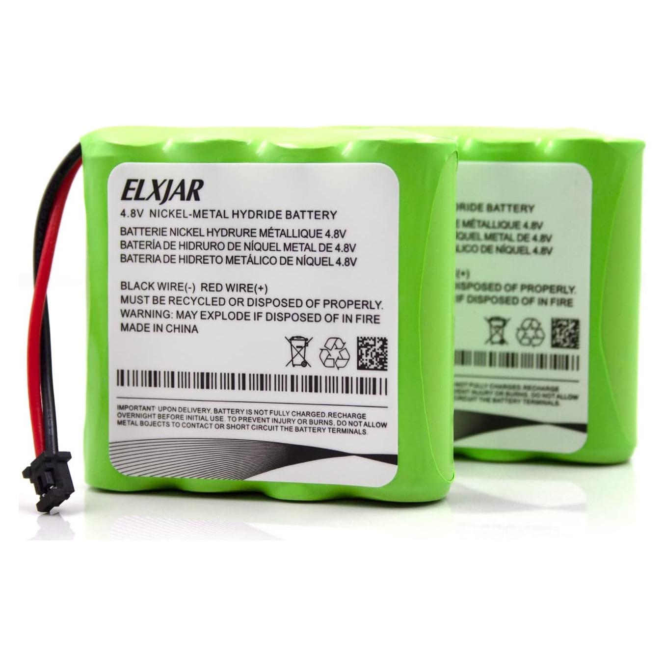 Batería recargable Ni-MH 4.8V 2200mAh Elxjar para DSC WTK5504