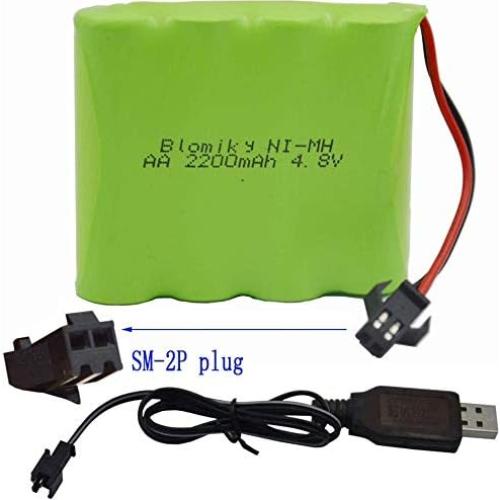 Batería Recargable NiMH 4.8V 2200mAh Blomiky para RC