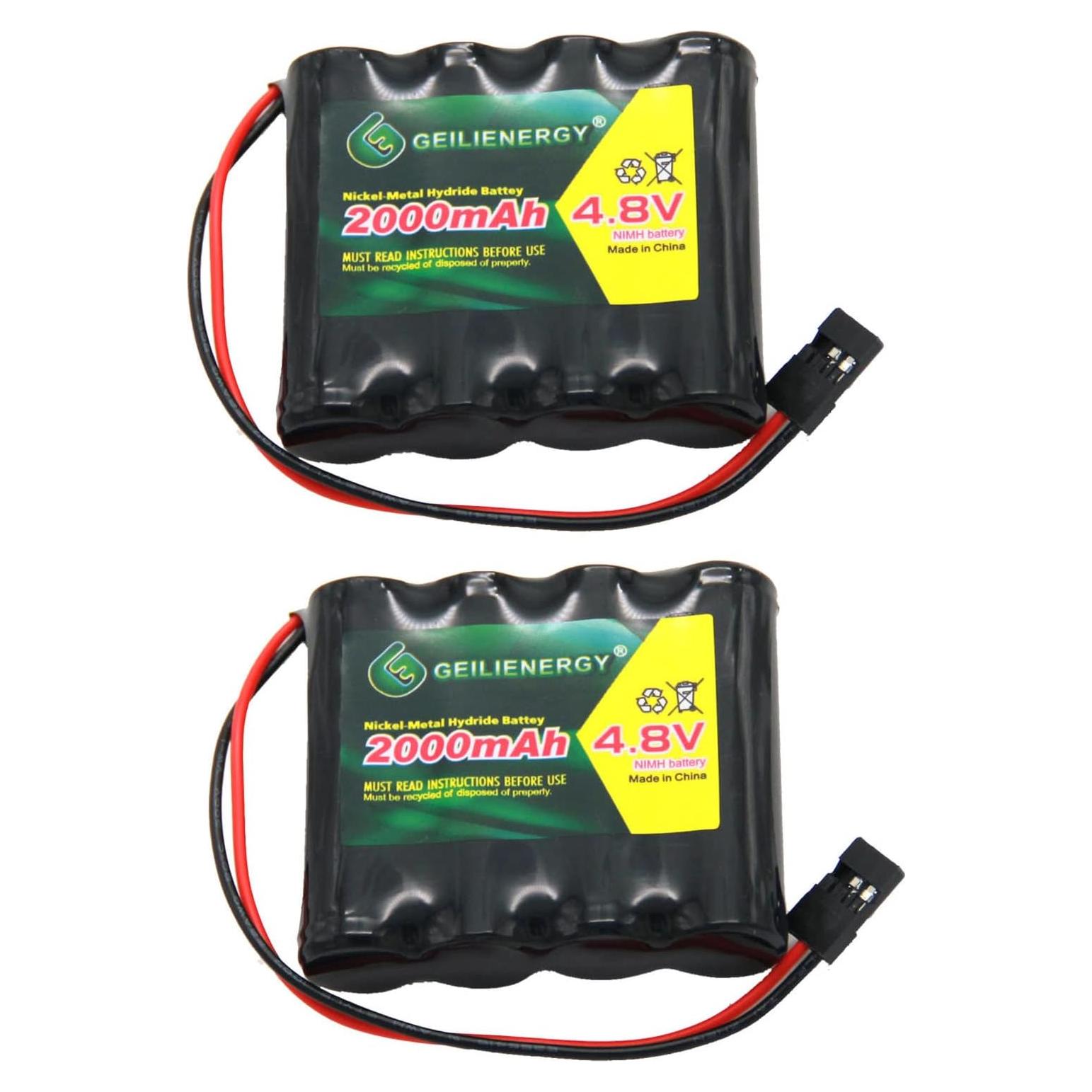 Batería RX NiMH 4.8V 2000mAh QBLPOWER para RC Hitec Futaba