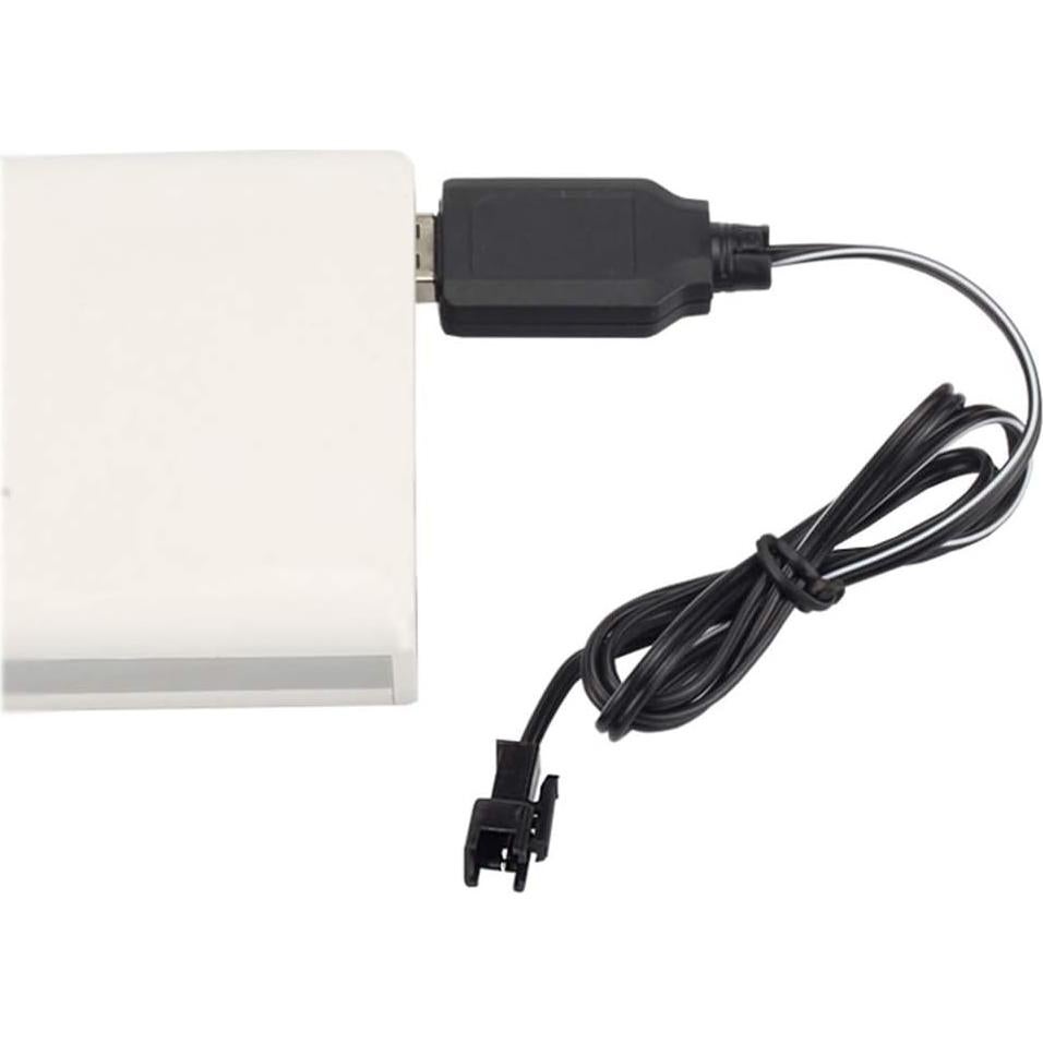 Cable de Carga USB Zripool 4.8V 250mA para Baterías Ni-Cd Ni-MH