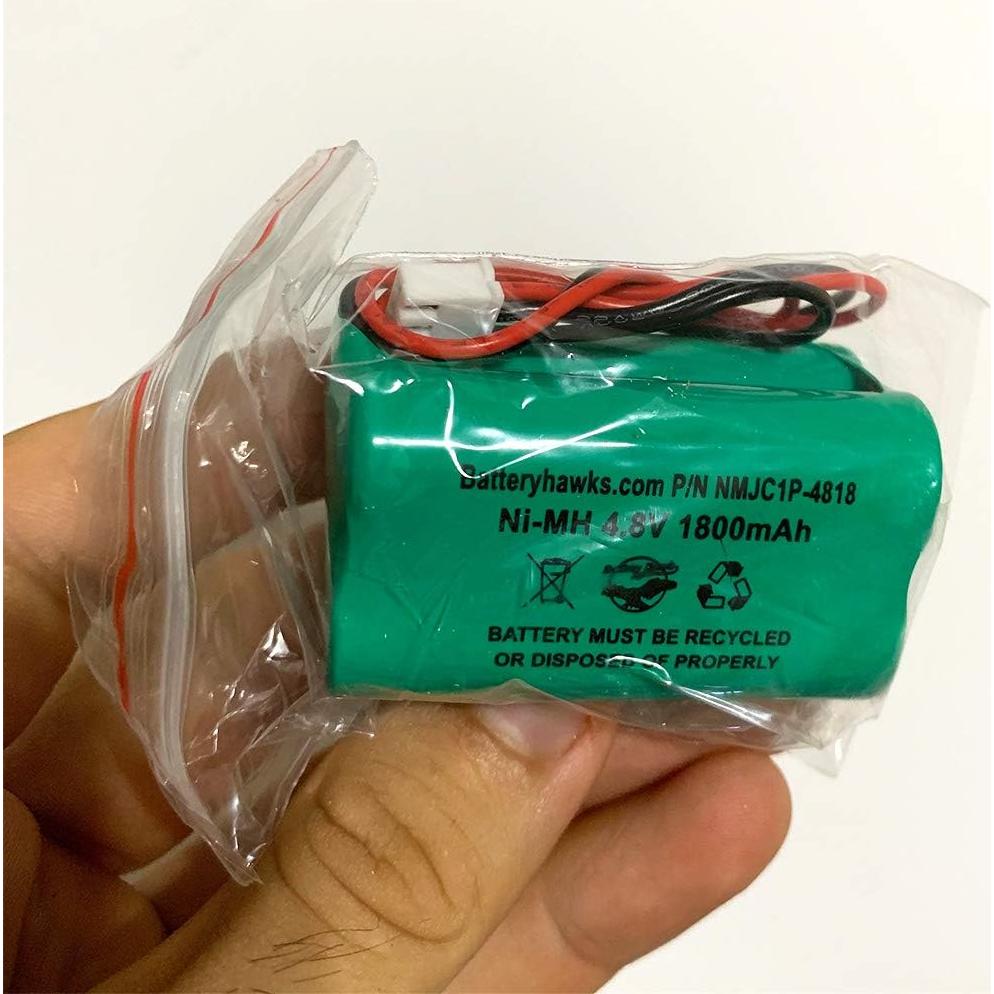 Batería recargable Ni-MH 1800mAh 4.8V para Luz de Emergencia