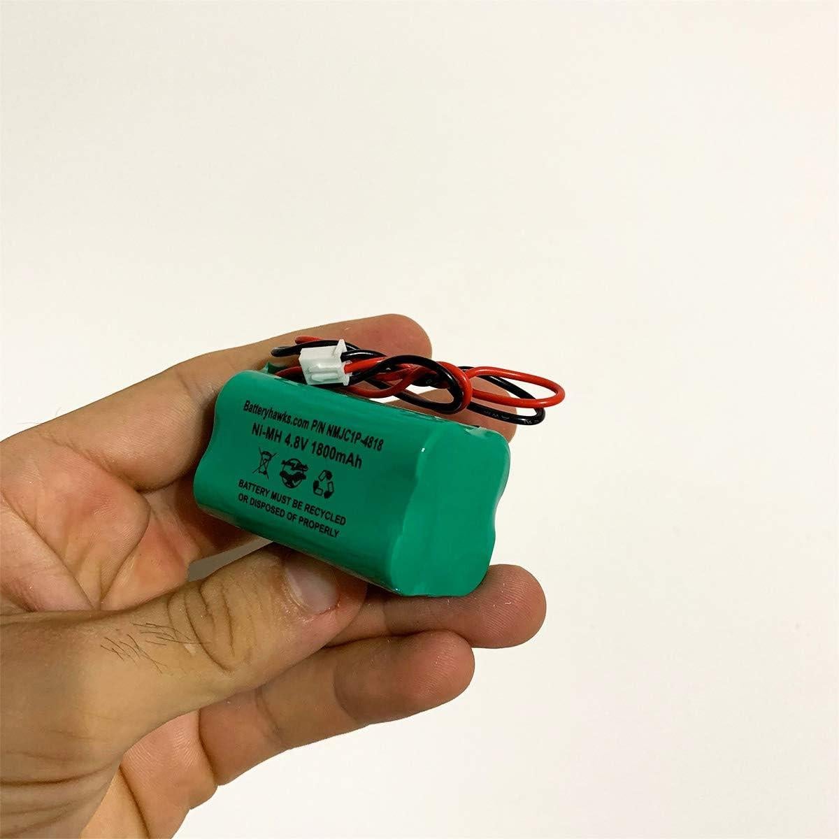 Batería recargable Ni-MH 1800mAh 4.8V para Luz de Emergencia