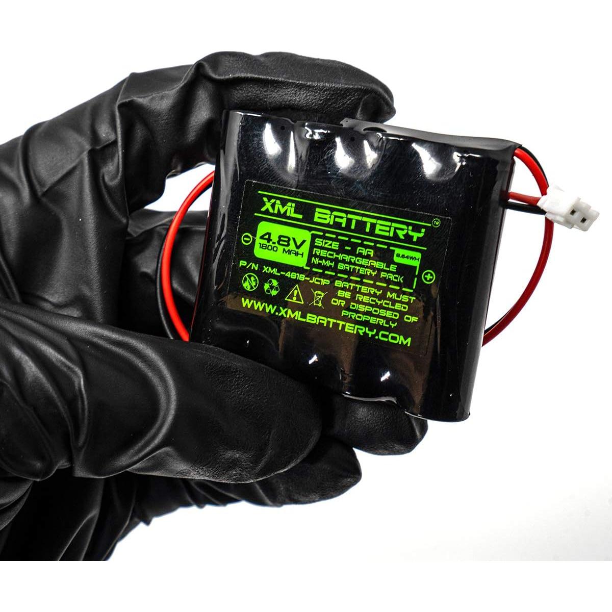 Batería Recargable Ni-MH 4.8V 1800mAh Unitech para Luz de Emergencia