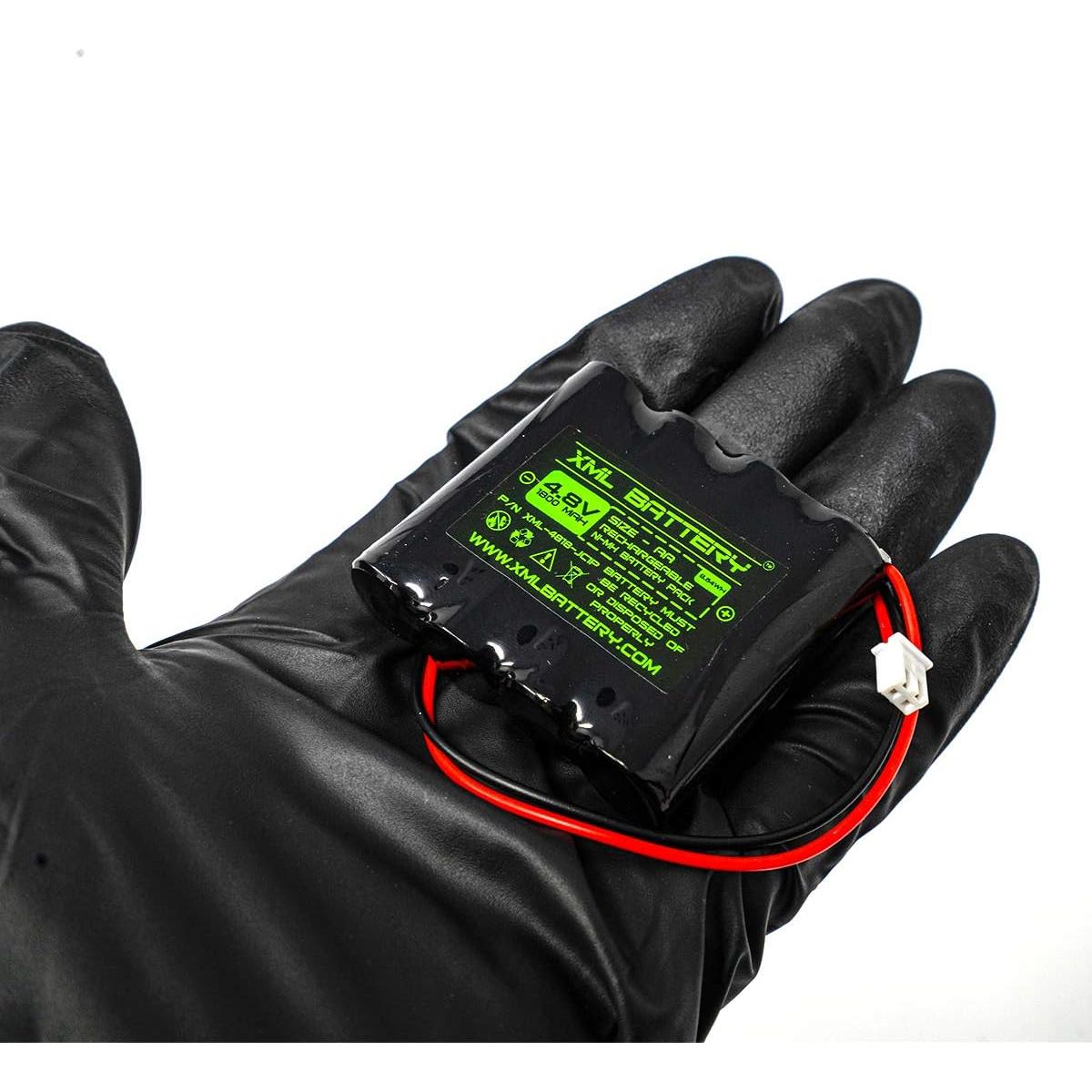 Batería Recargable Ni-MH 4.8V 1800mAh Unitech para Luz de Emergencia